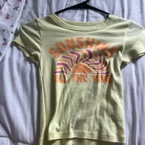 Sunshine All the Time Kids Yellow T-Shirt